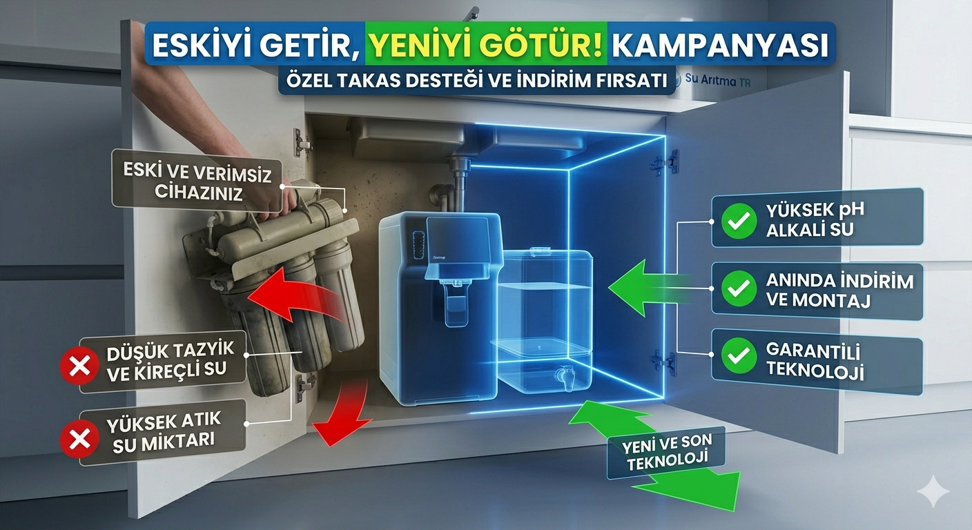 Eski Su Arıtma Cihazını Getir, Yenisini İndirimle Götür