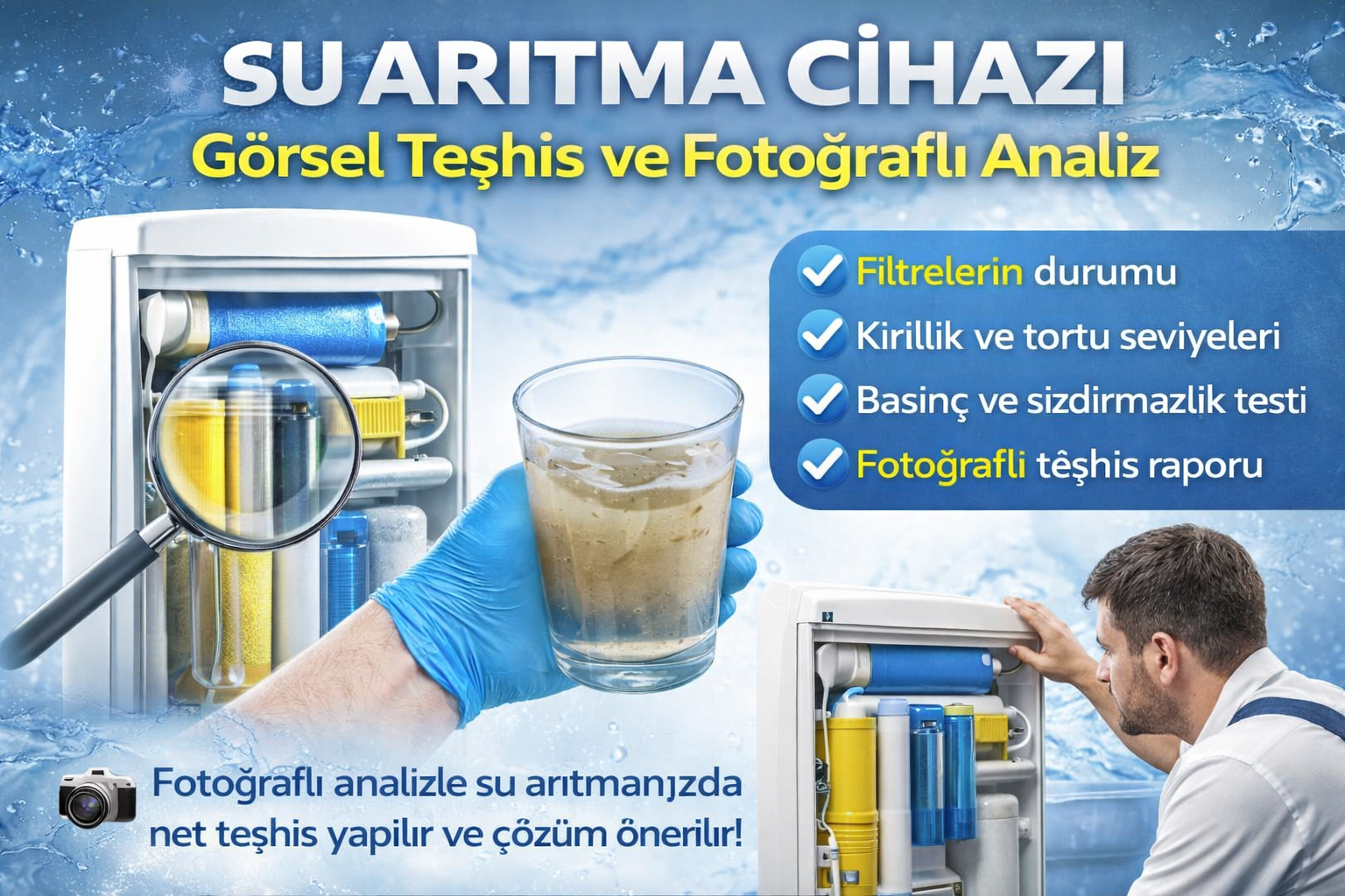 Su Arıtma Cihazı Görsel Teşhis ve Fotoğraflı Analiz