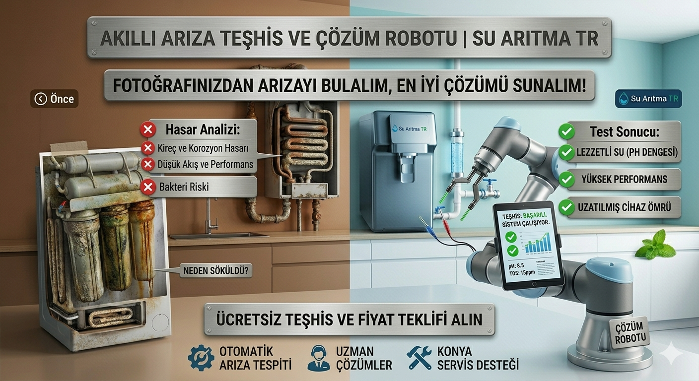 Su Arıtma Cihazı Arıza Teşhis ve Çözüm Robotu
